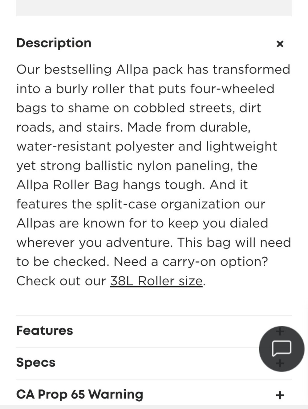 NWT cotopaxi Allpa 65L Roller Bag-Rusty - Picture 14 of 16